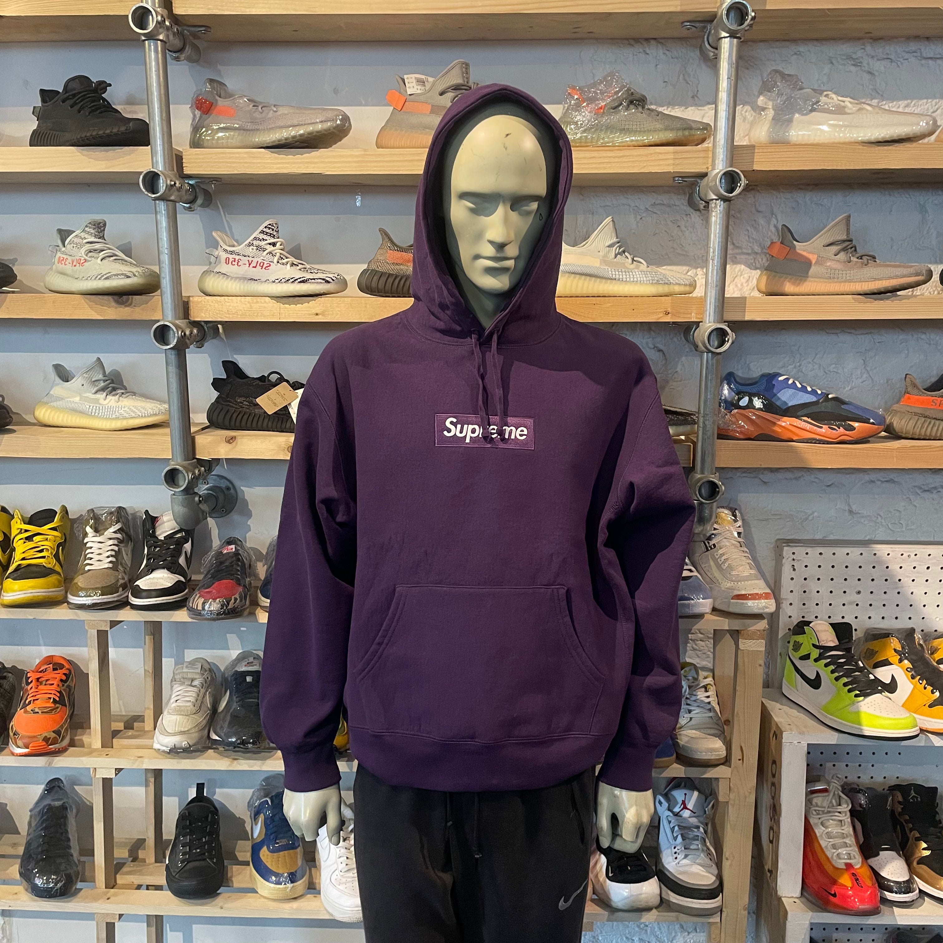 Supreme Box Logo Hoodie Purple SaintStreetSneakers