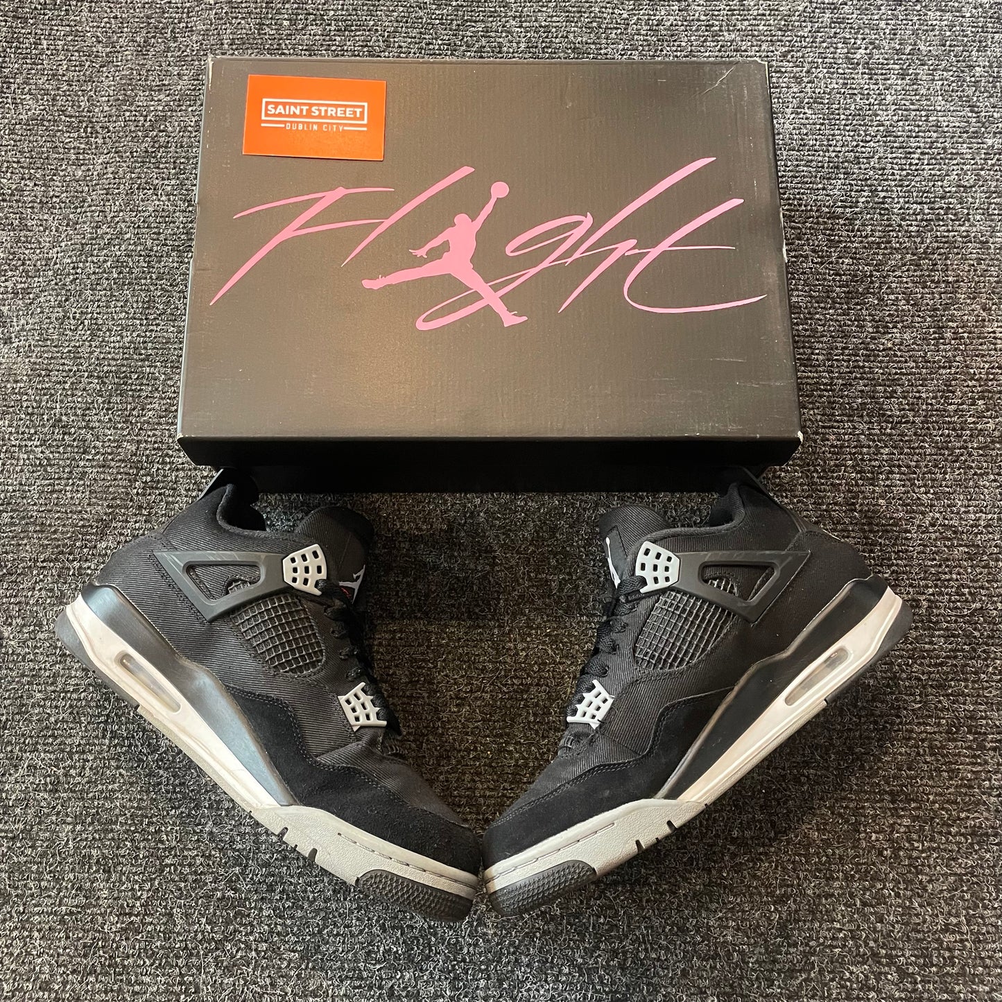 Air Jordan 4 'Black Canvas'