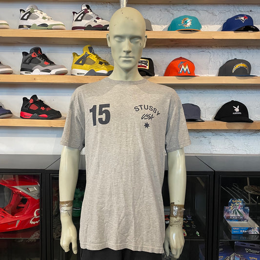 Stussy World Champs Tee Grey