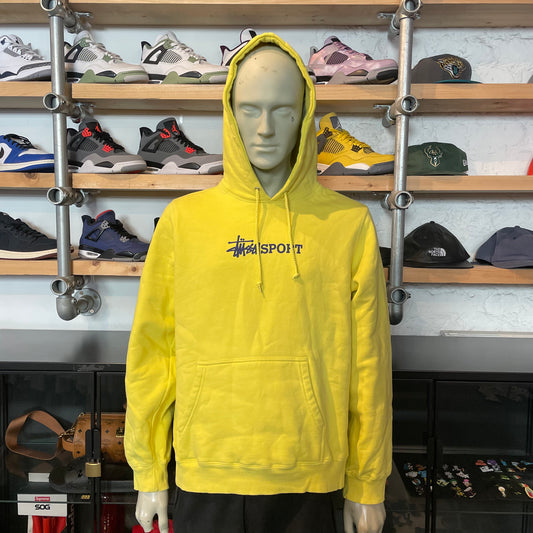 Stussy Sport Hoodie Yellow/Blue