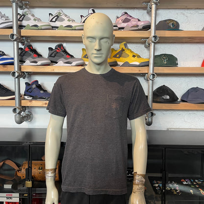 Stussy Worldwide Pocket Tee Grey