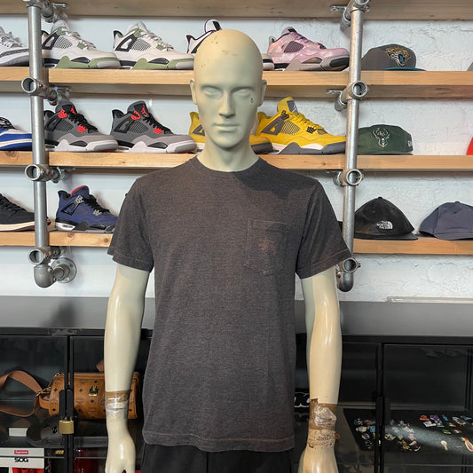 Stussy Worldwide Pocket Tee Grey