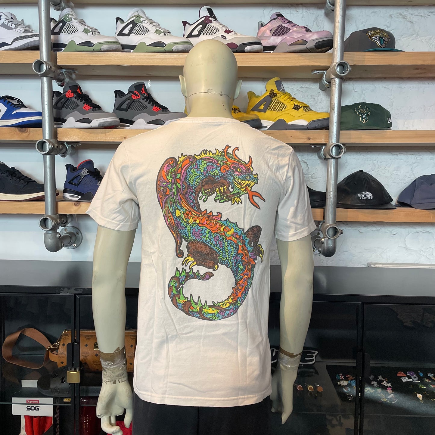 Stussy Dragon Tee White