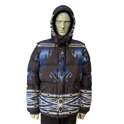 Ralph Lauren 'Aztec' Down Filled Puffer Jacket