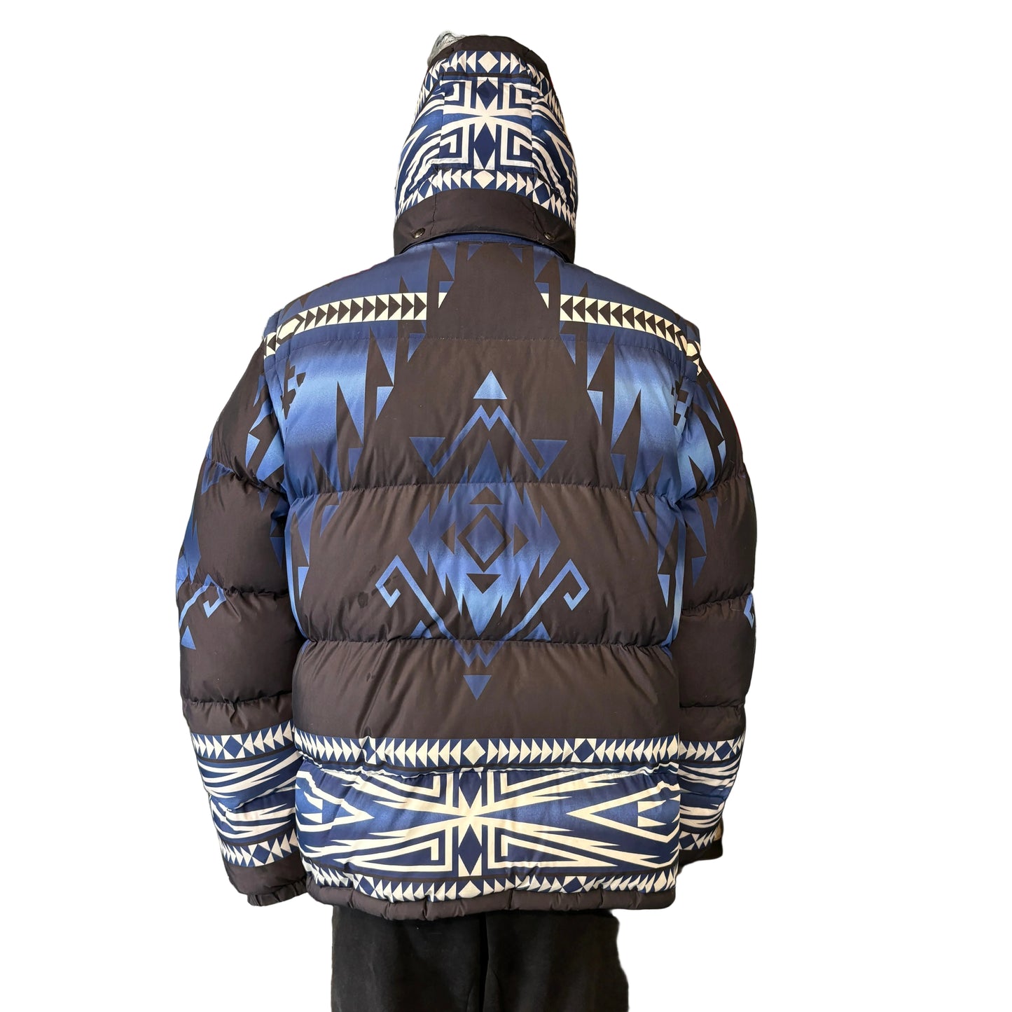Ralph Lauren 'Aztec' Down Filled Puffer Jacket