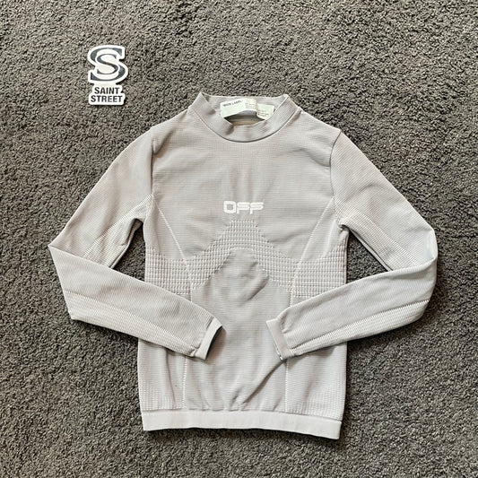 Off White Womens Compression Top