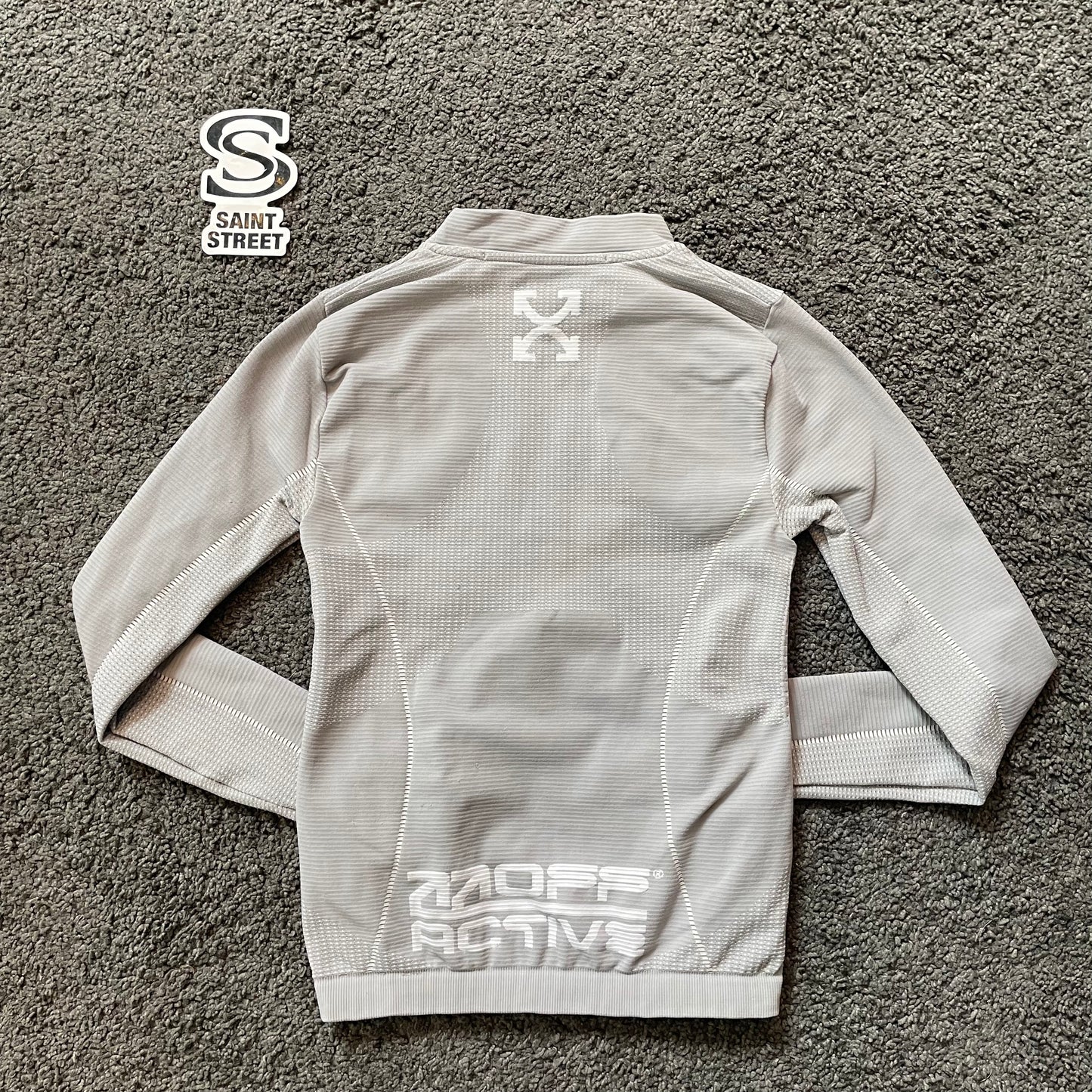 Off White Womens Compression Top