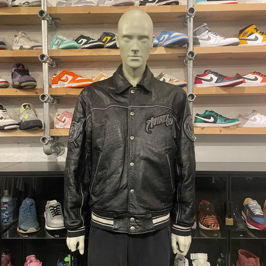Avirex Black Leather Jacket