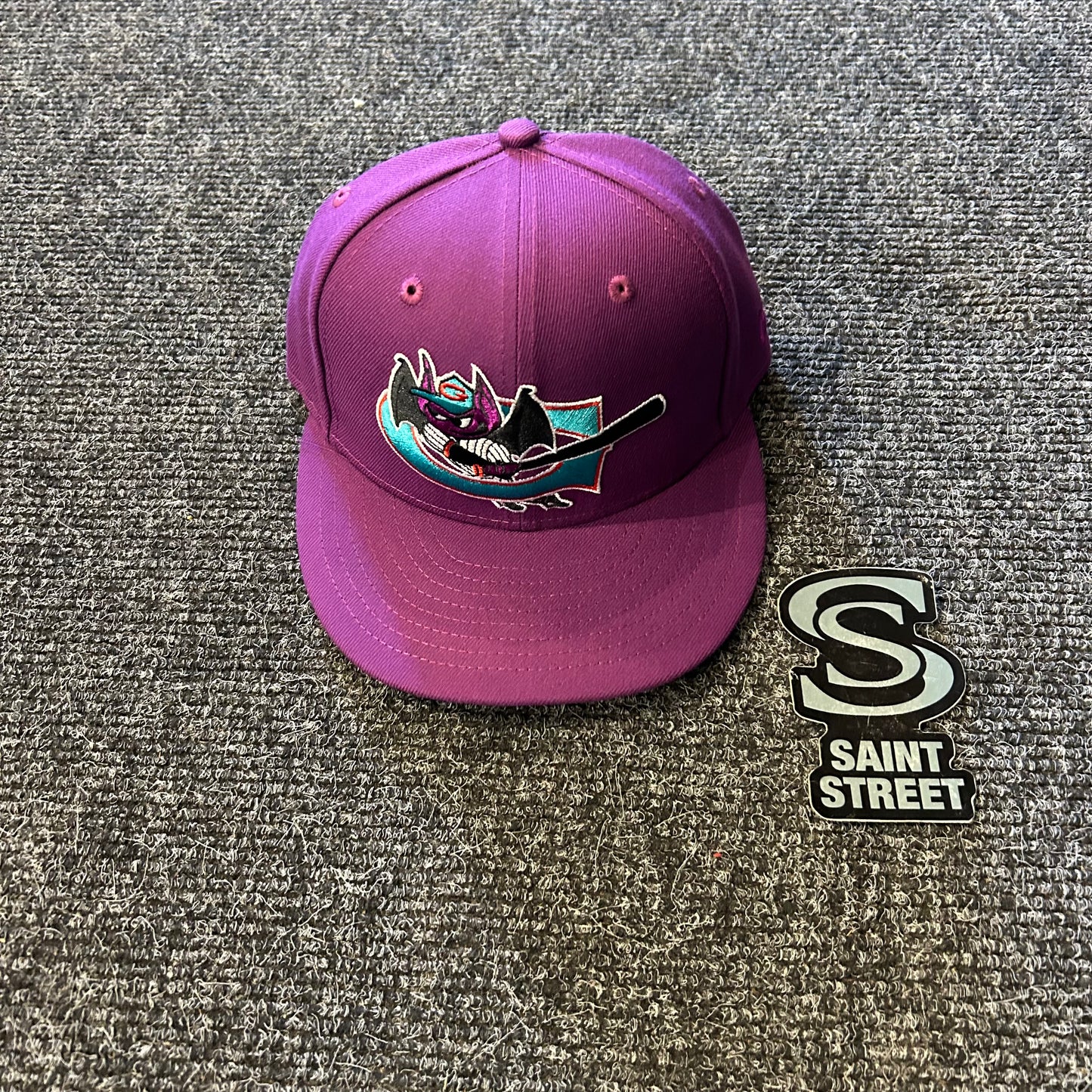 New Era Greensboro Bats Purple Fitted