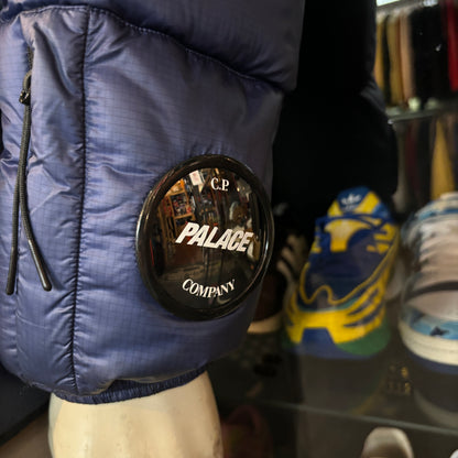 Palace x C.P. Company Puffer Jacket Bright Cobalt