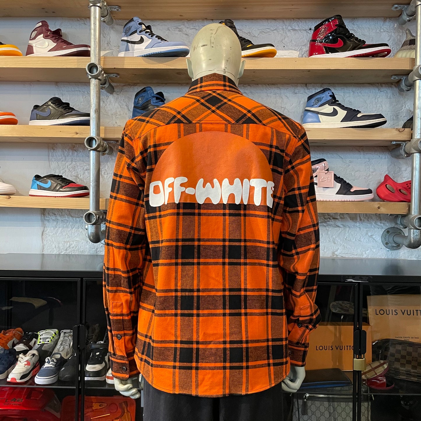Off White Flannel Shirt