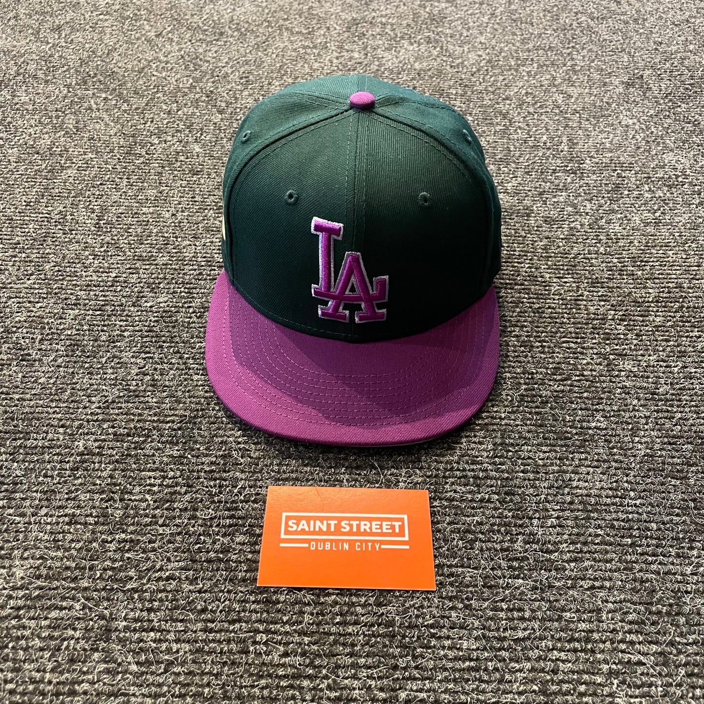 New Era LA Dodgers Green/Purple Fitted