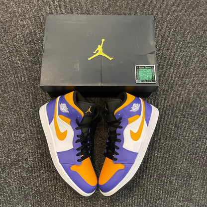 Air Jordan 1 Mid 'LA Lakers'