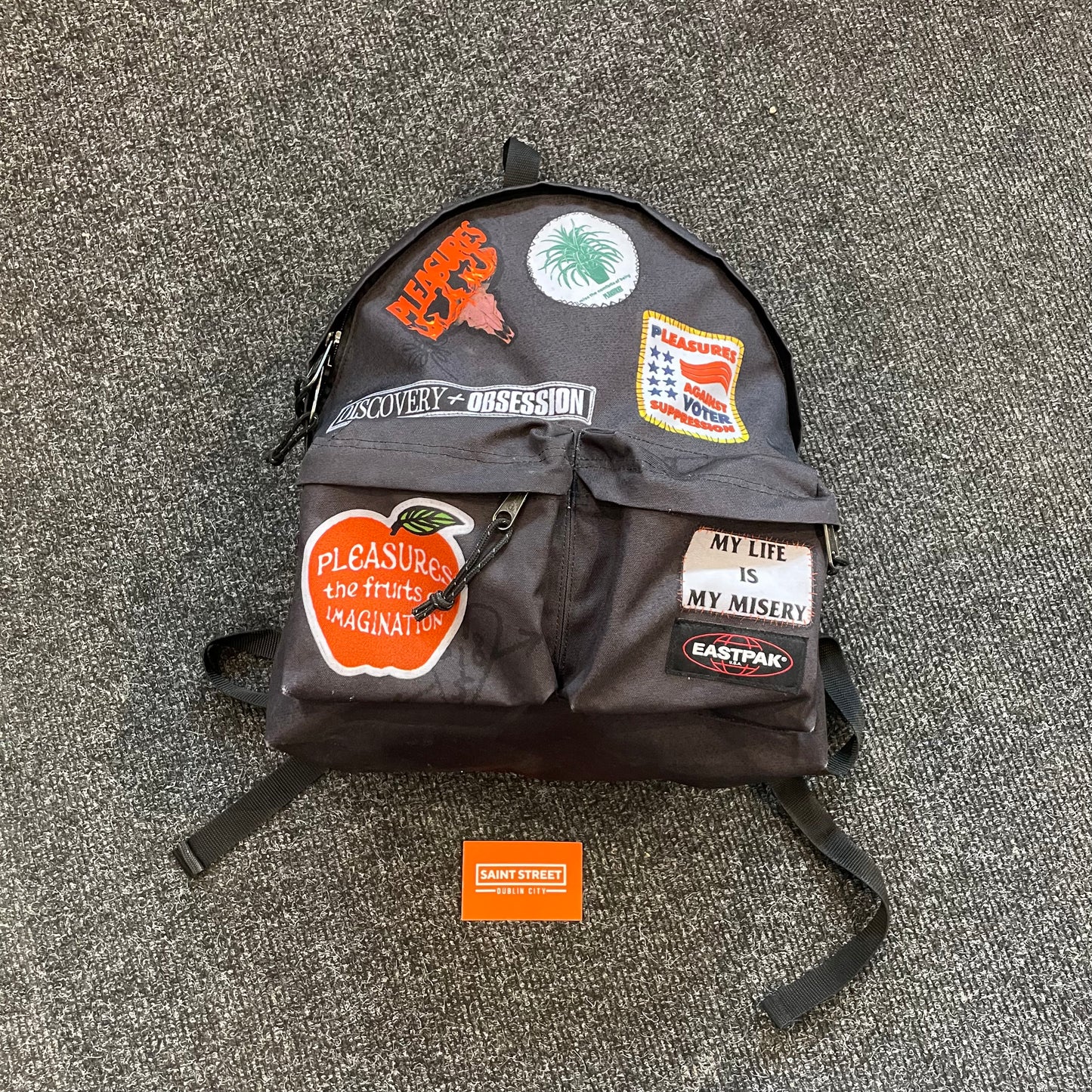 Pleasures 'Multi Logo' Backpack