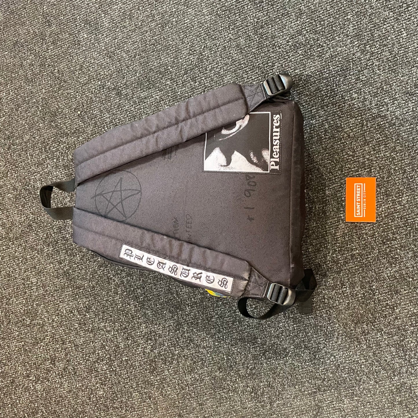 Pleasures 'Multi Logo' Backpack