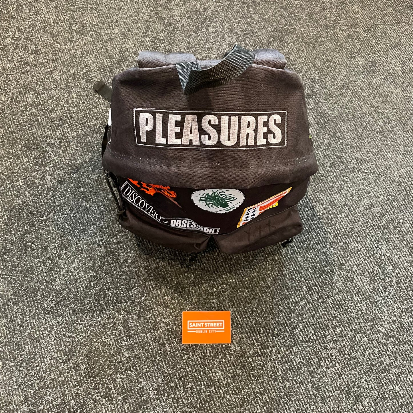 Pleasures 'Multi Logo' Backpack