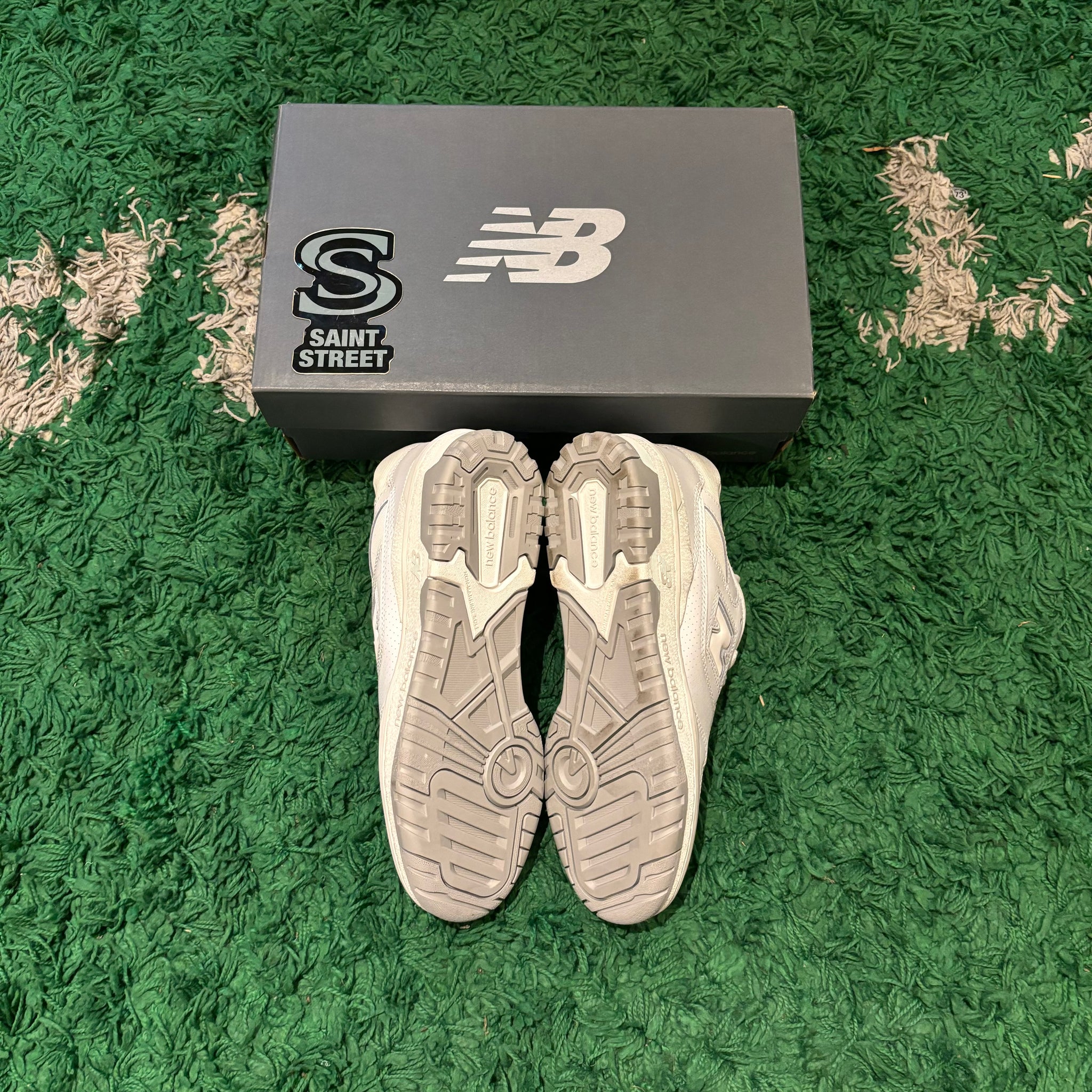 New Balance 550 Grey White Online Only SaintStreetSneakers