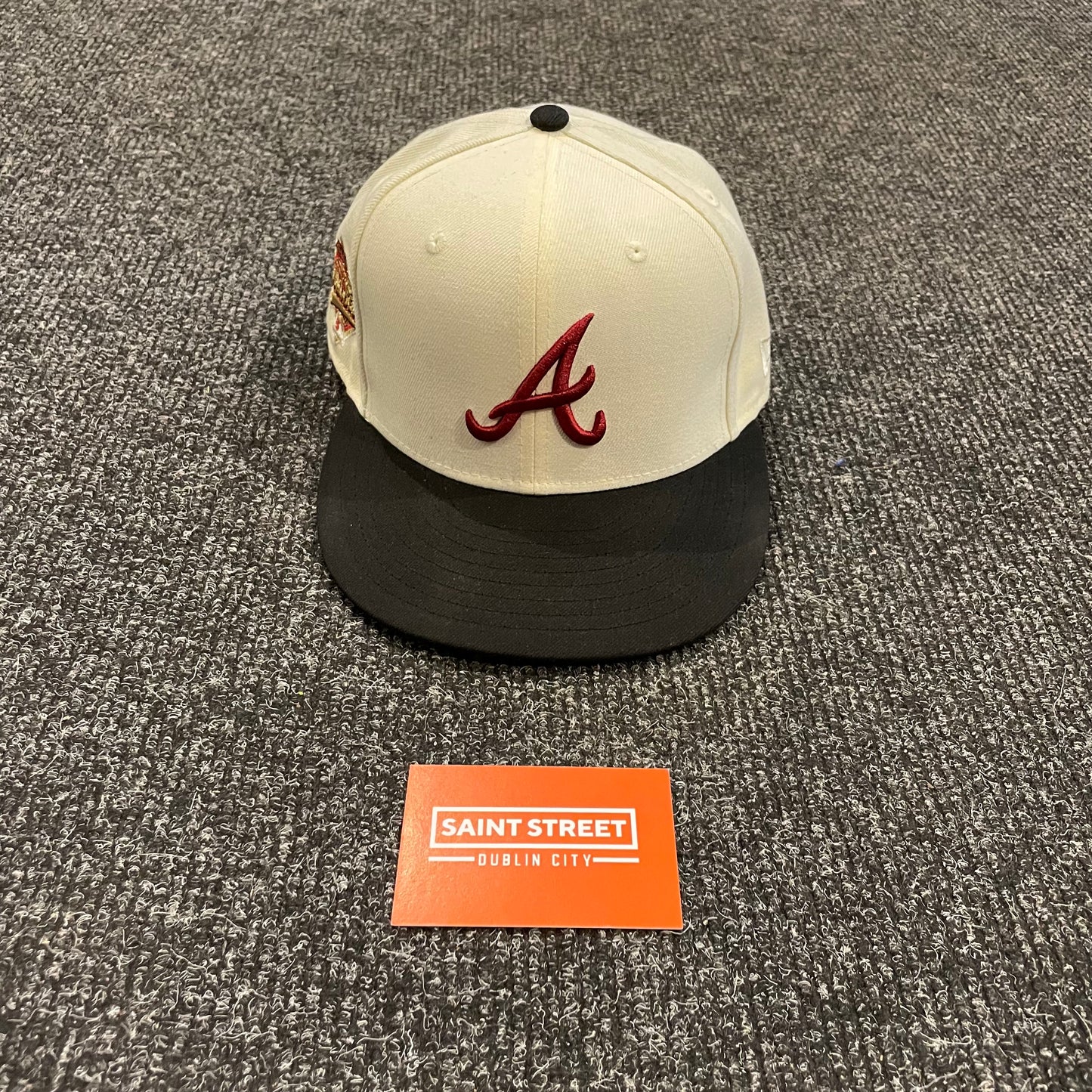 New Era A's Fitted Beige/Burgundy