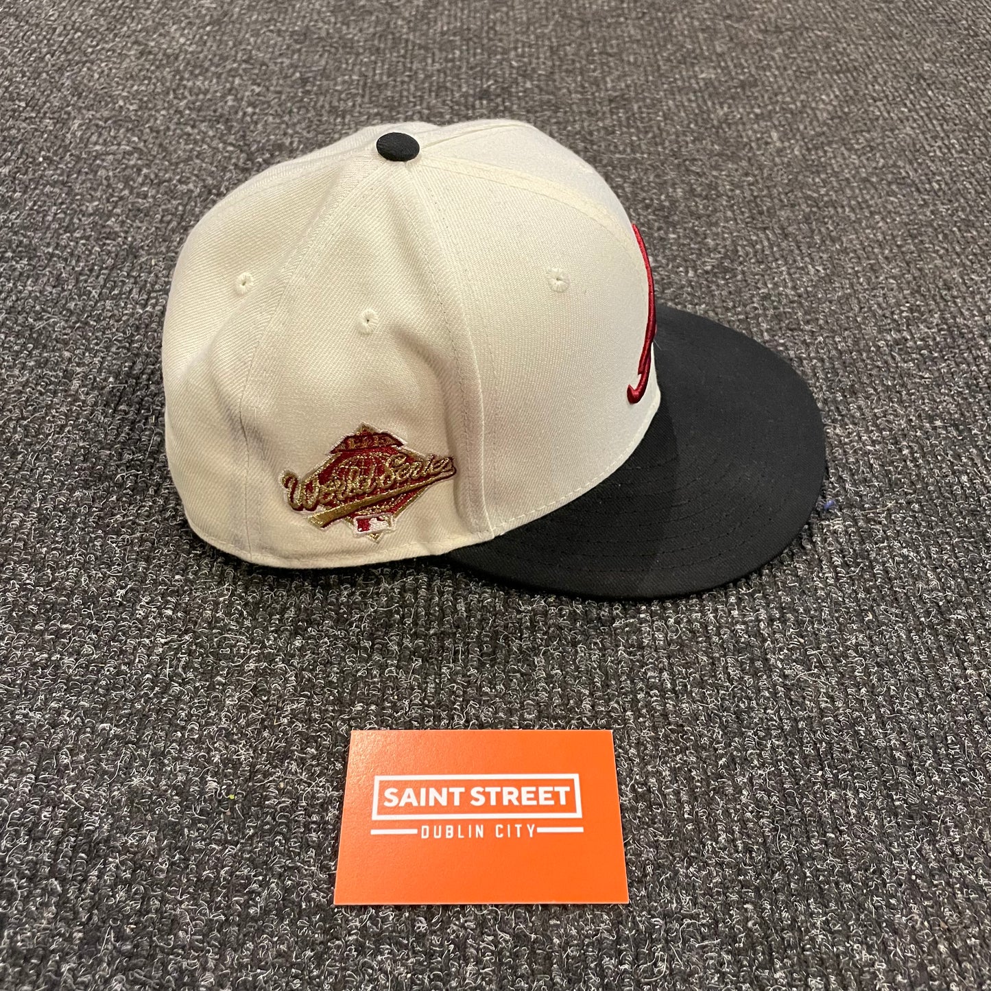 New Era A's Fitted Beige/Burgundy