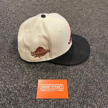 New Era A's Fitted Beige/Burgundy