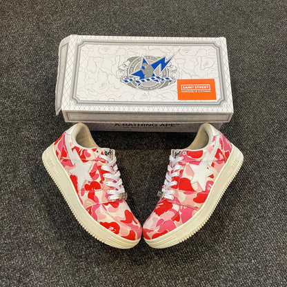 Bape ABC Pink Camo Bapesta