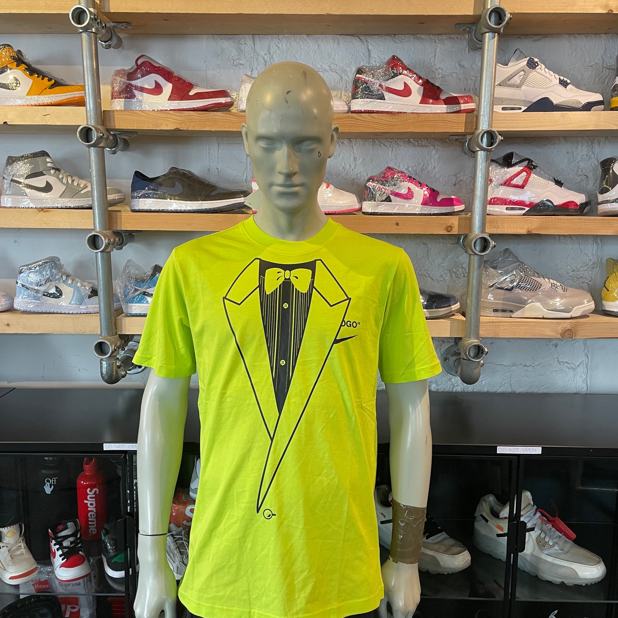Nike X Off White Tuxedo Tee Volt SaintStreetSneakers