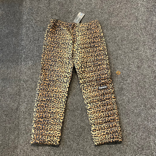 Supreme Down Pants Leopard