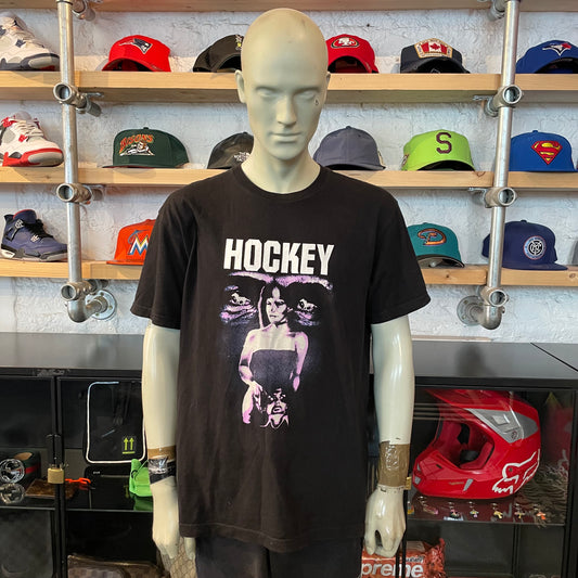 Hockey Horse Eye Tee Black
