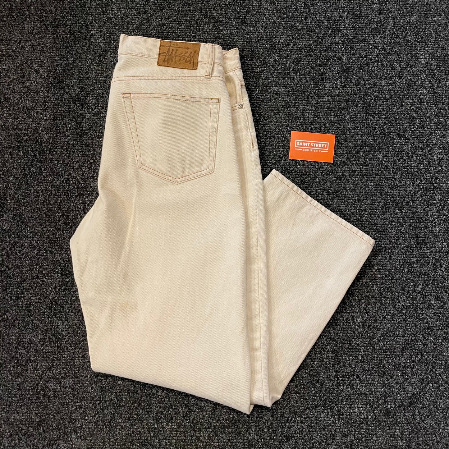 Stussy Jeans White