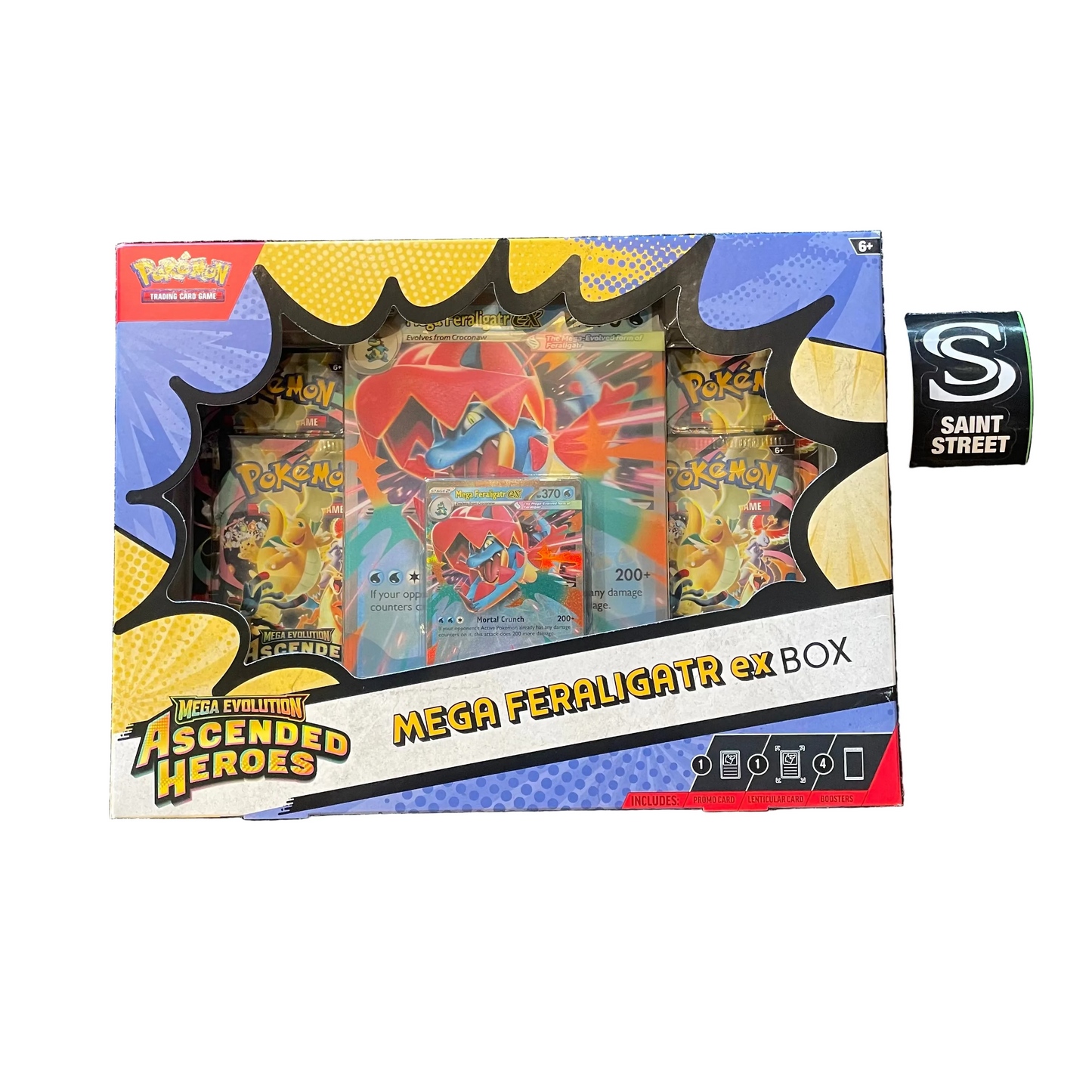 Pokemon Ascended Heroes Mega Feraligatr ex Box