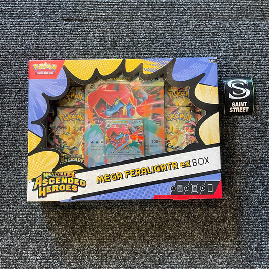 Pokemon Ascended Heroes Mega Feraligatr ex Box