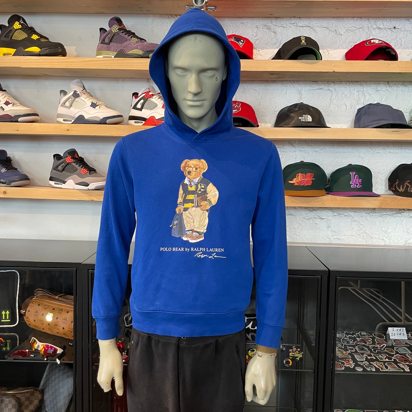 Ralph Lauren Polo Bear Hoodie Blue (Kids)