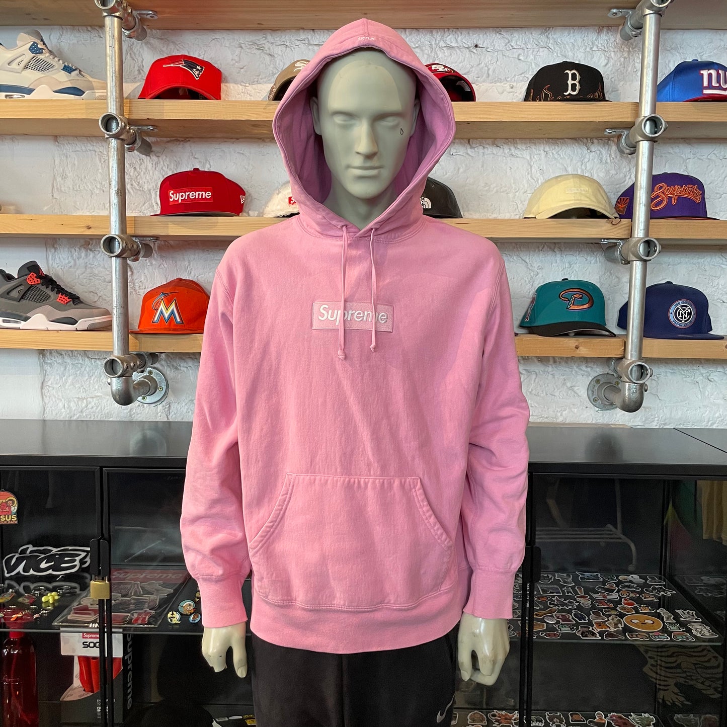 Supreme Box Logo Hoodie Pink