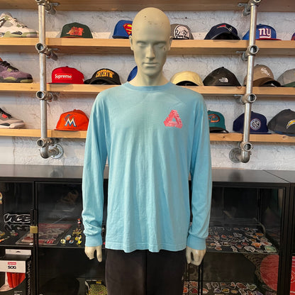 Palace 'P-3D' LS Tee Teal