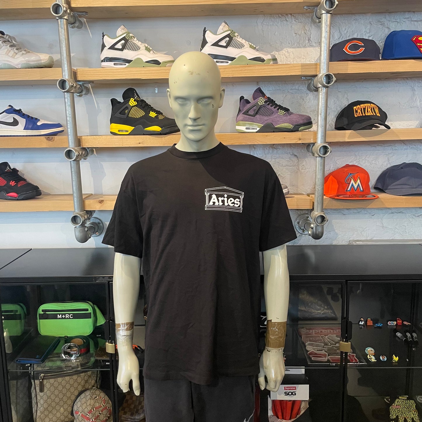 Aries Advert Tee Black
