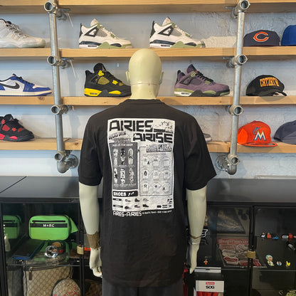 Aries Advert Tee Black