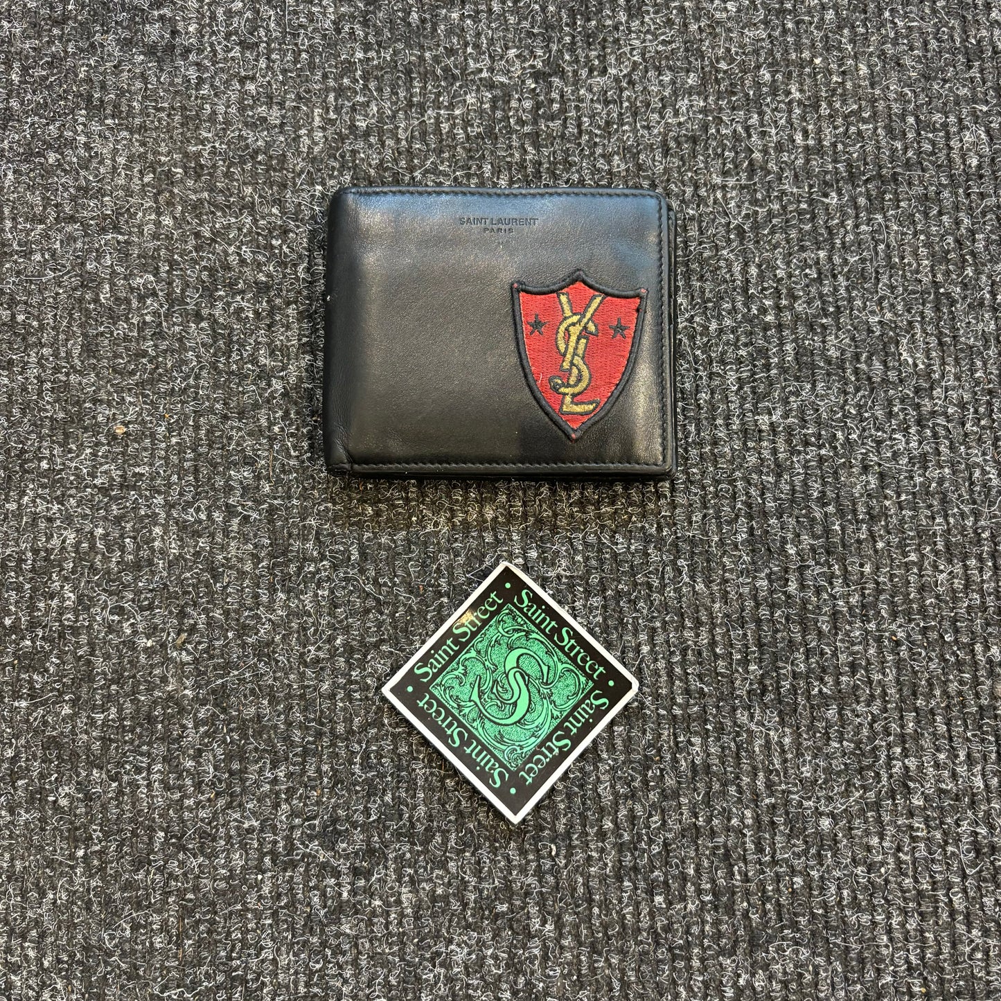 YSL Wallet Black