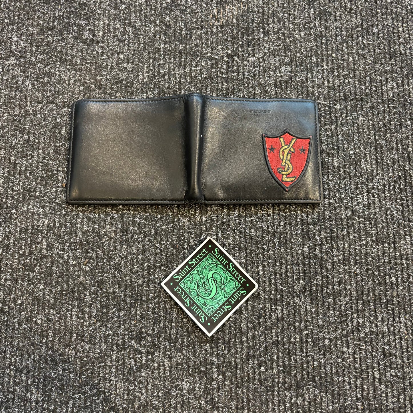 YSL Wallet Black