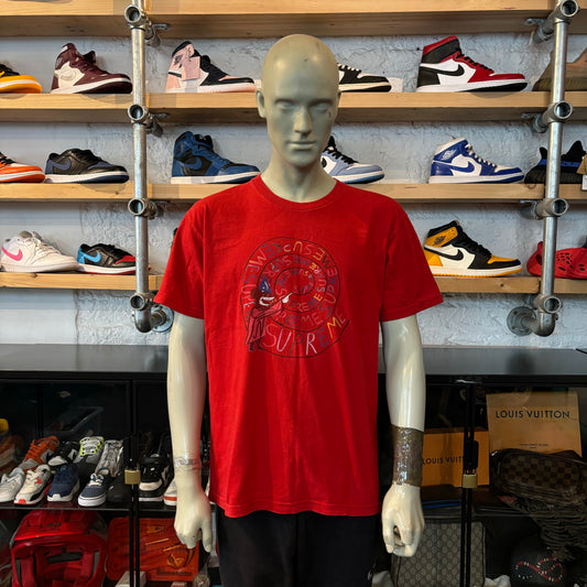 Supreme 'Spiral' Tee Red