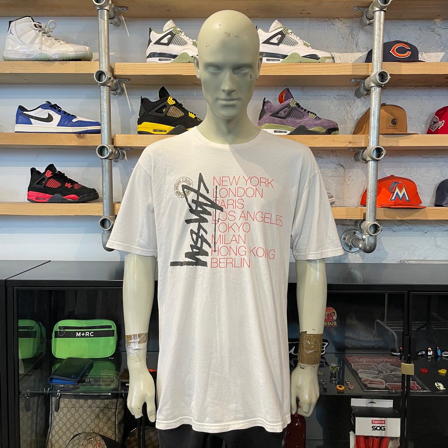 Stussy Cities Tee White