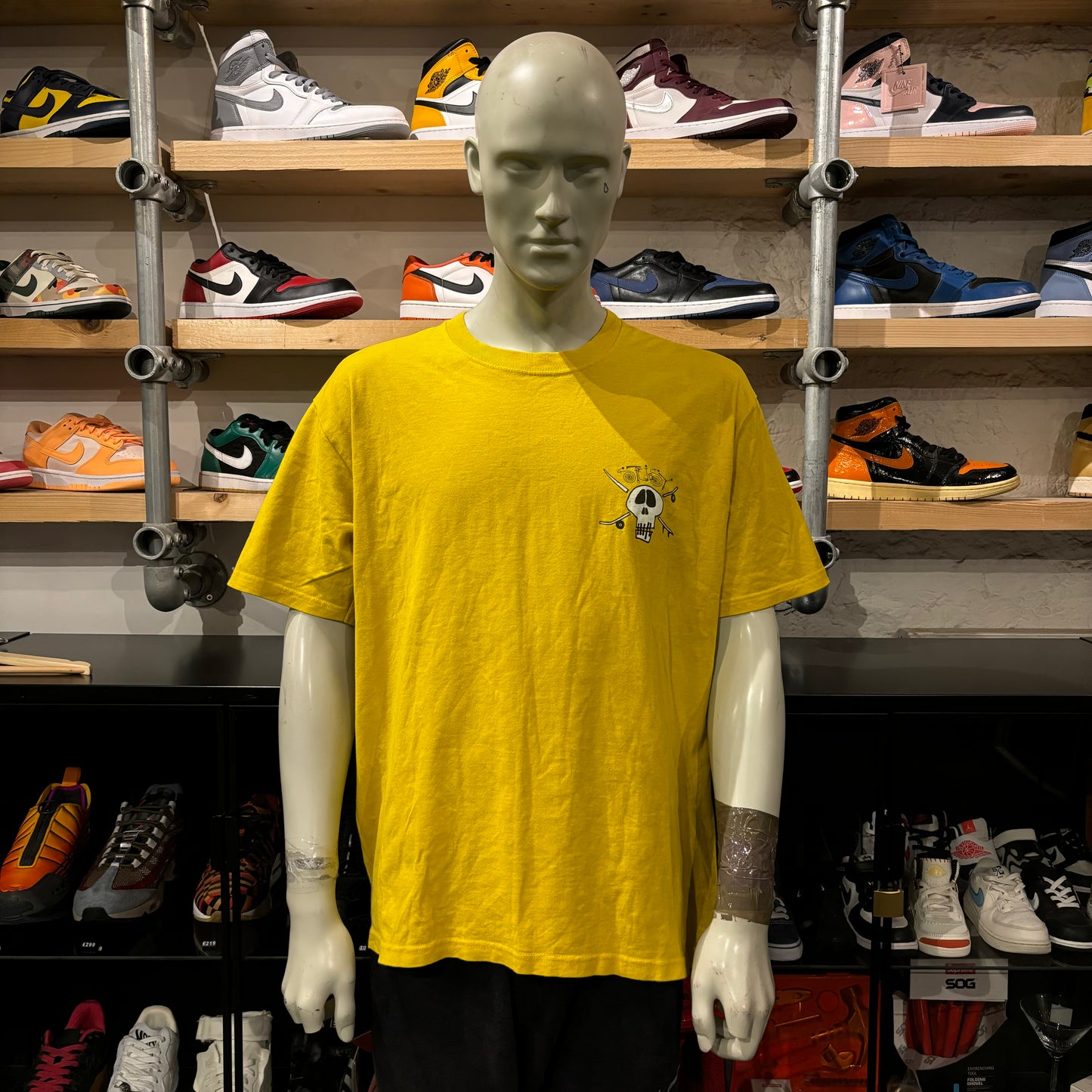 Stussy Skull Tee Yellow
