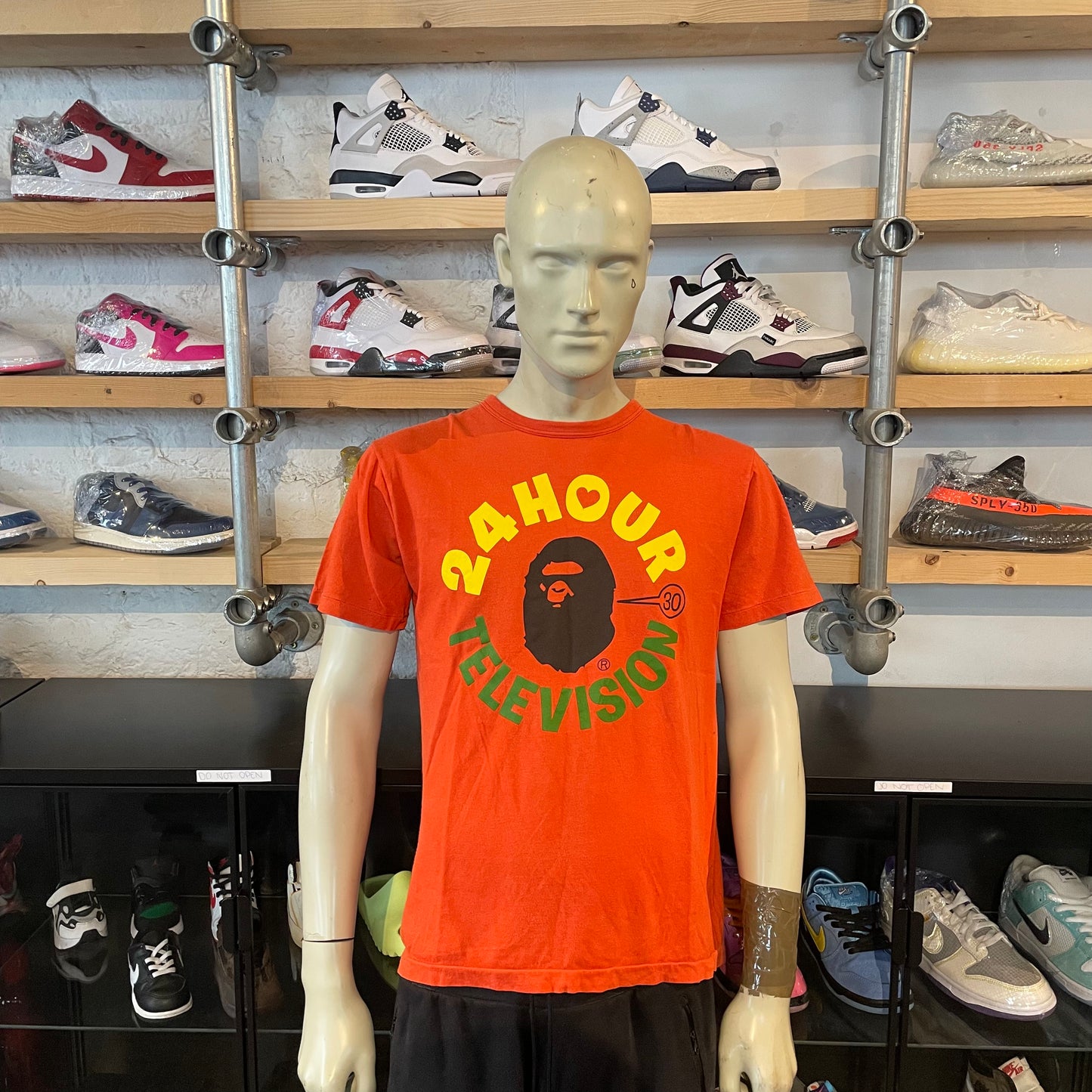 Bape '24 Hour' Tee Red
