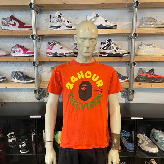 Bape '24 Hour' Tee Red