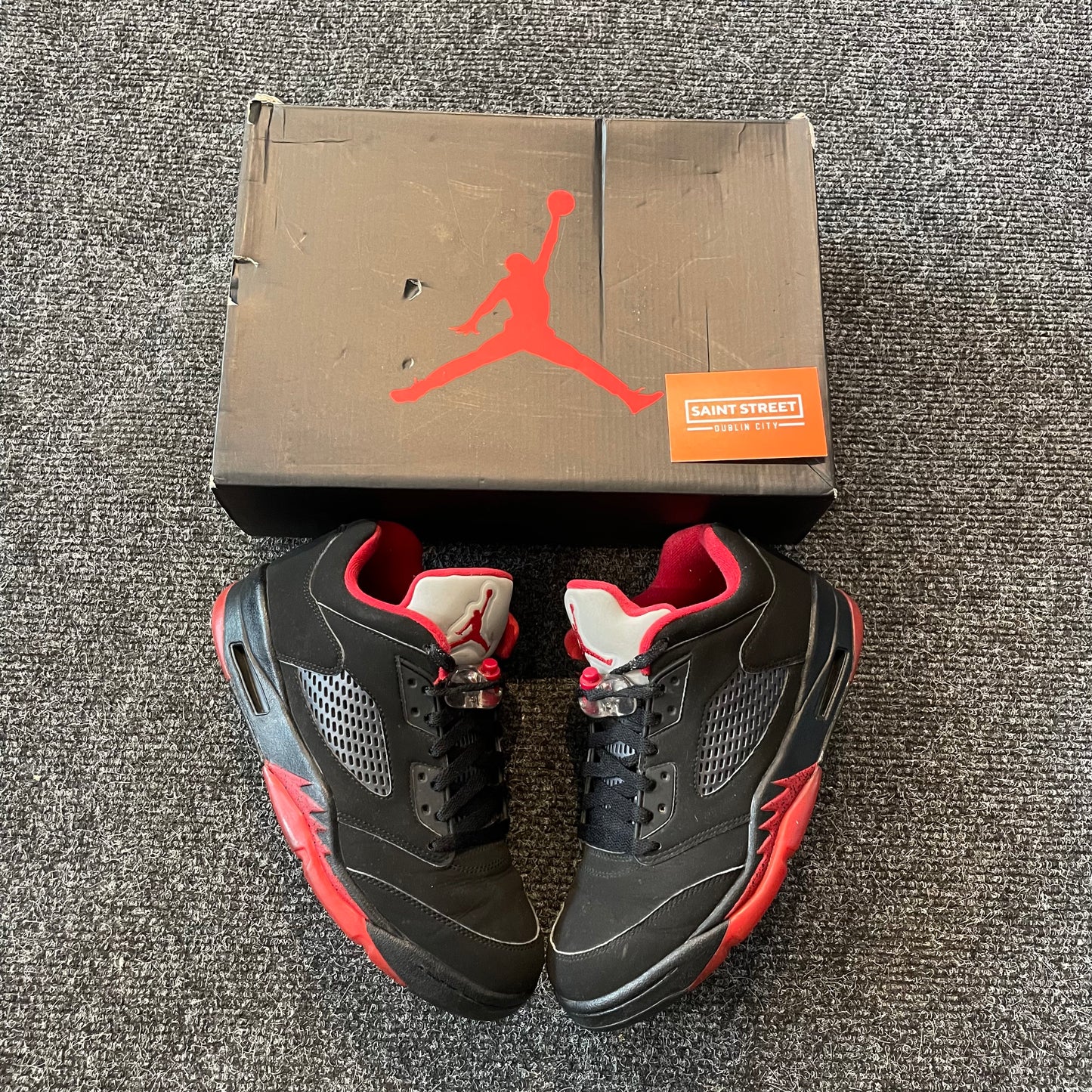 Air Jordan 5 Low Black/Red