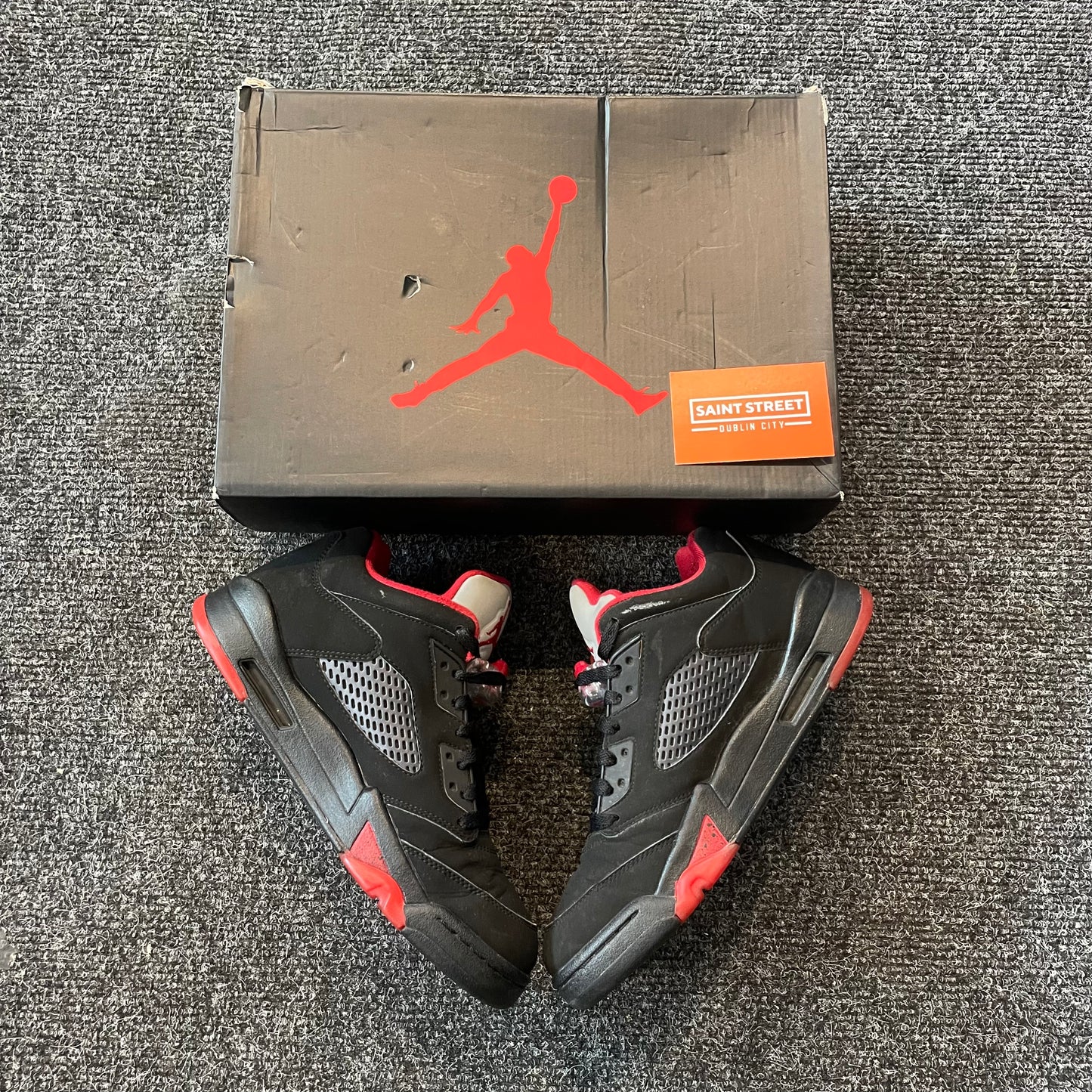 Air Jordan 5 Low Black/Red
