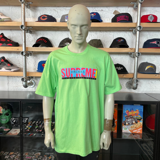 Supreme All Over The Place Tee Green