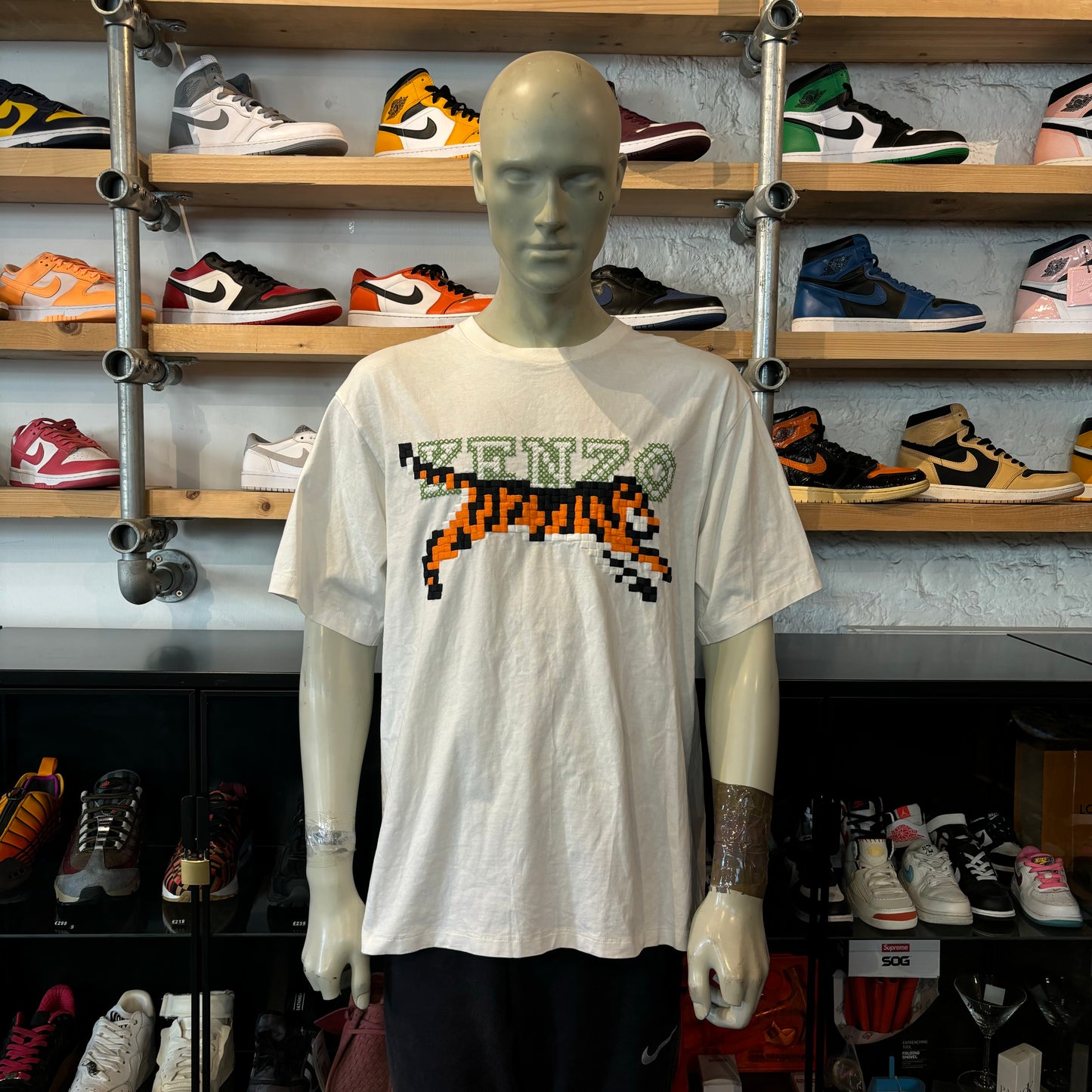 Kenzo Embroidered Tiger Tee