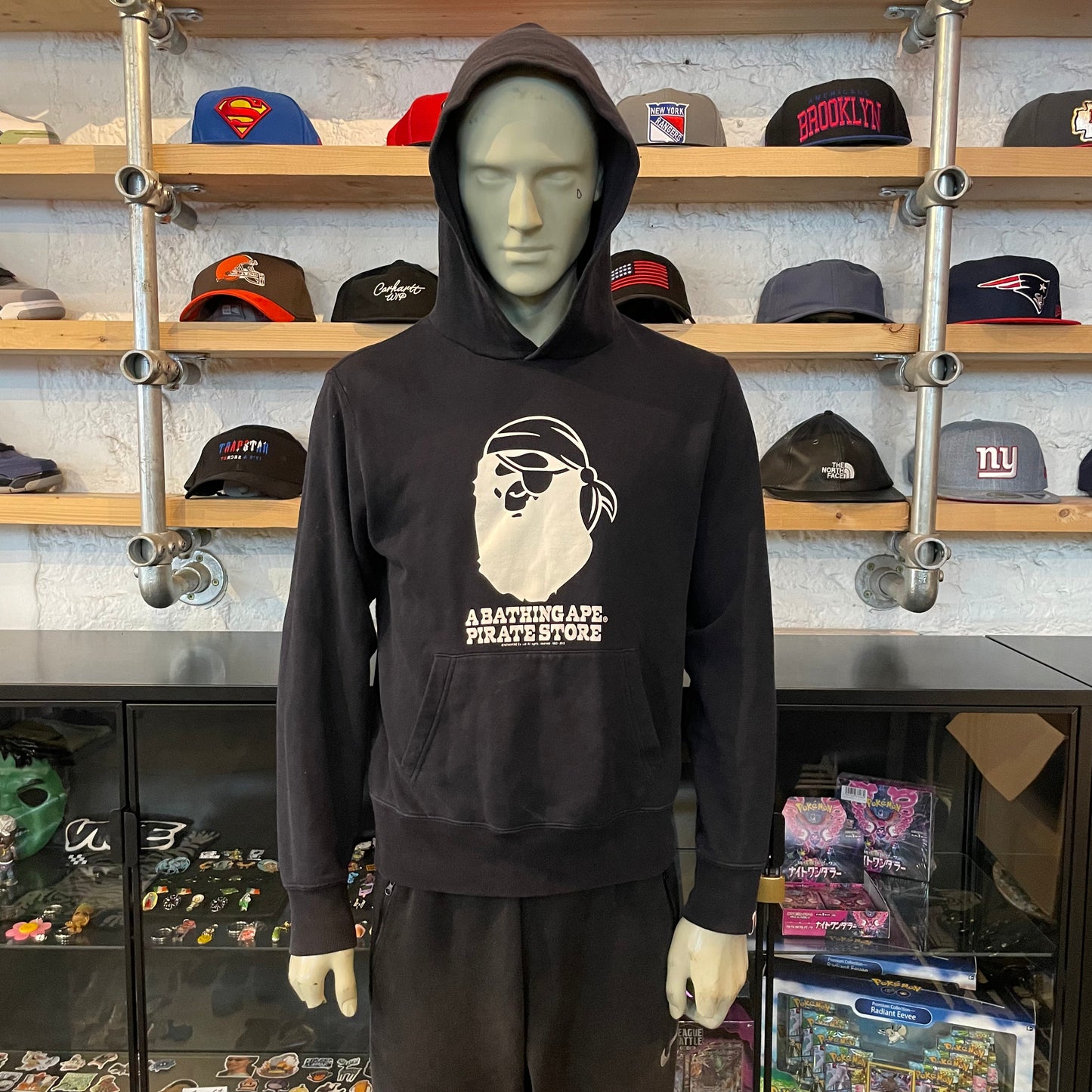 Bape Pirate Store Hoodie Navy