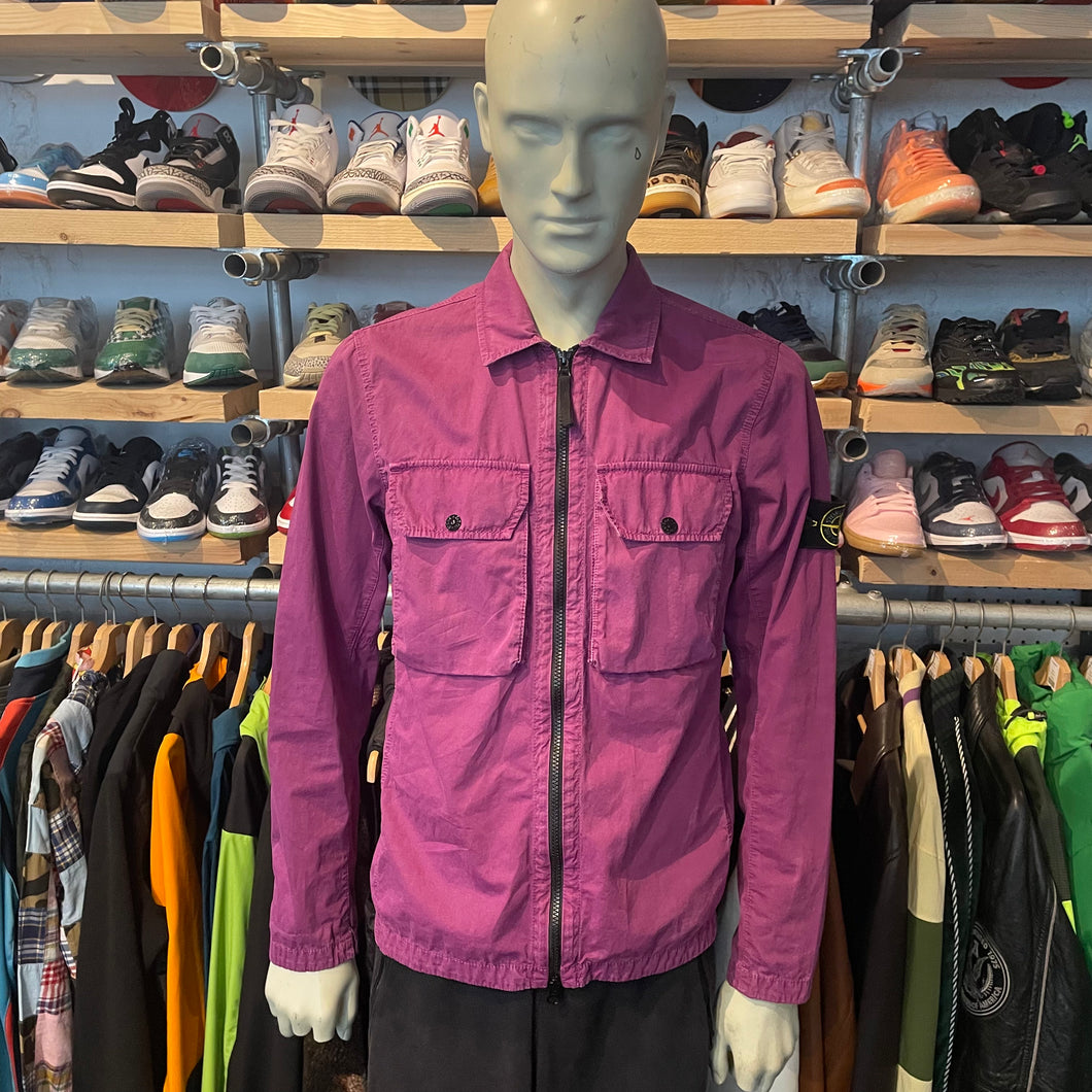 Stone Island Overshirt Magenta SaintStreetSneakers