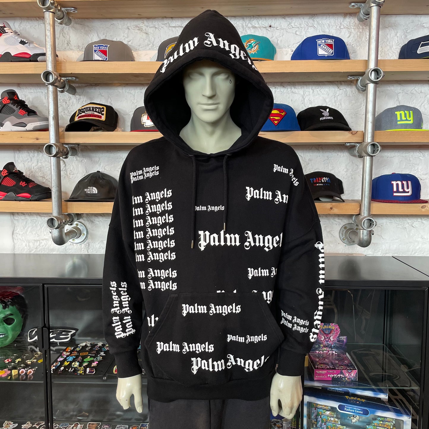 Palm Angels All Over Print Hoodie